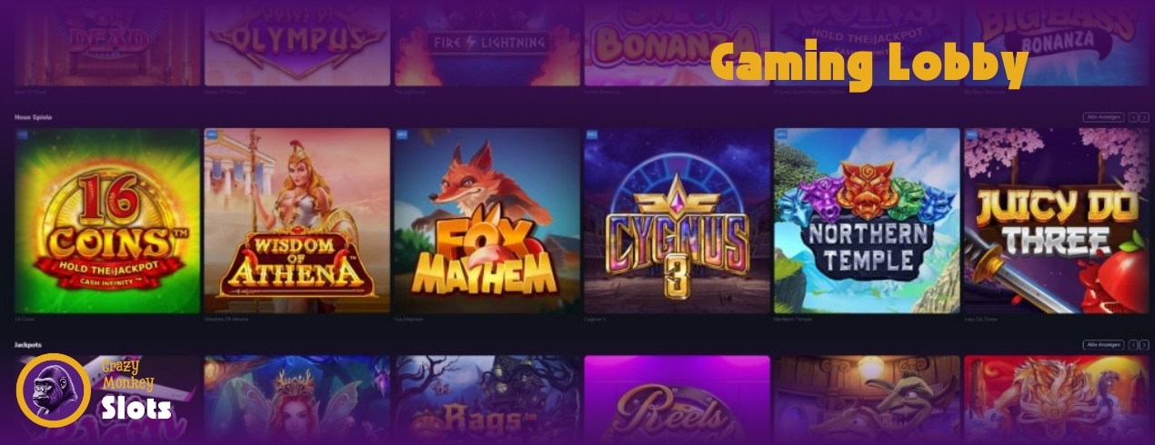Game Lobby Lucky Wins