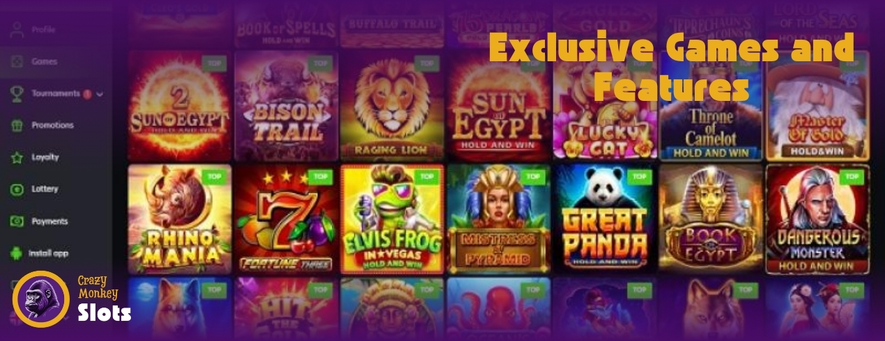 Neospin casino Exclusive Games and Features