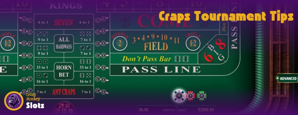 Craps Tournament Tips