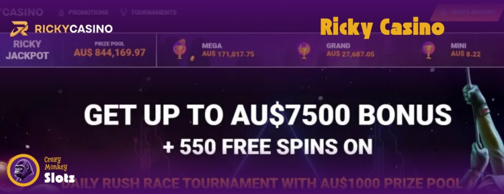 Ricky Casino Australia Slots Variety